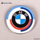 BMW F40 G82 M4 Emblemat klapy tył 50-lecie M 74mm