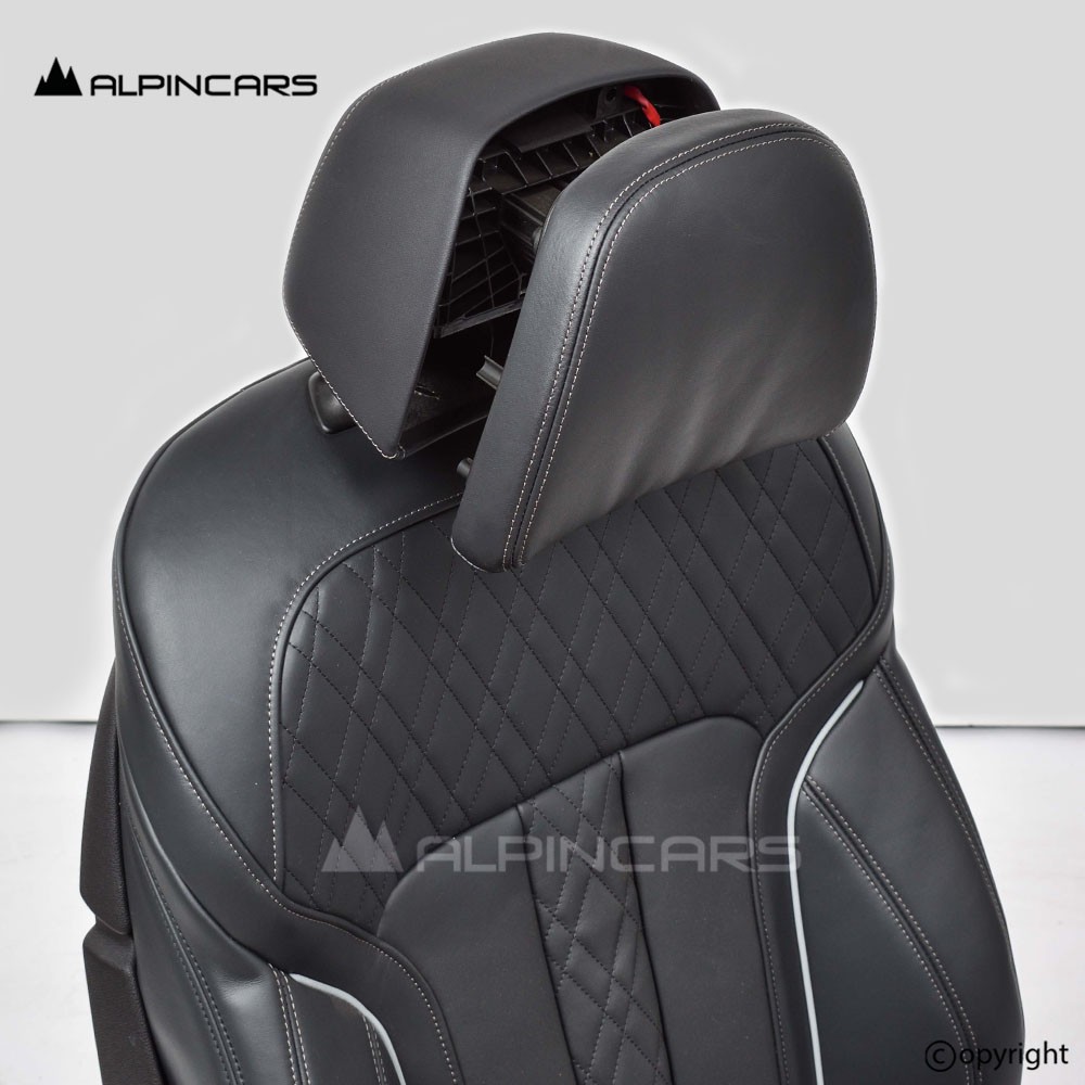 SHENSE 5-Sitze Leder Auto-Sitzbezüge, für BMW 5er G30 Sloon 7.Gen