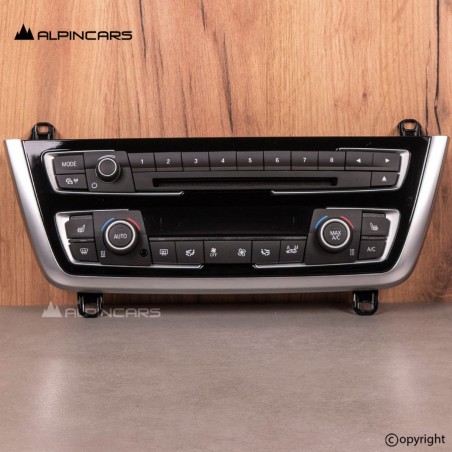 BMW F30 F33 F82 M4 LCI AC Automatic Air Conditioning Radio Panel 5A14282 9363546