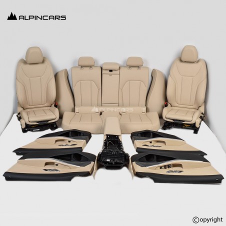 BMW 3er G20 Innenausstatung Leder Sitze Seats Interior set canberra beige 8A0011