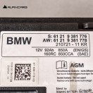 BMW G30 G12 Akumulator AGM 92Ah 850A 2019 9381776