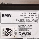 ORIGINAL BMW G30 F12 G05 X5 Z4 G29 AGM Battery 12V 92Ah 850A 2020 9878492