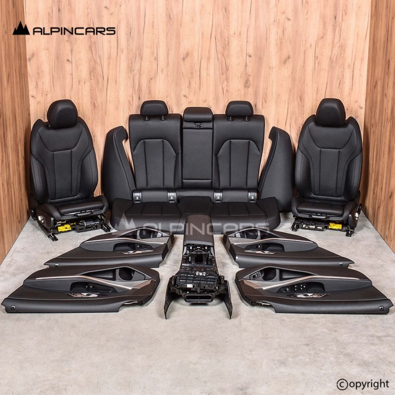 BMW 3 G20 M Sport Seats Interior leather schwarz 124km 8B30212