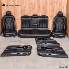 BMW G32 GT tapicerka fotele środek dakota czarna