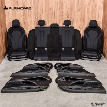 BMW 5er G30  Sitze Innenausstatung Seats Interior Alcantara Rhombicle BC86153