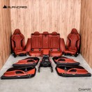 BMW F98 X4M G02 M Seats Interior Leather Merino Leather sakhir orange