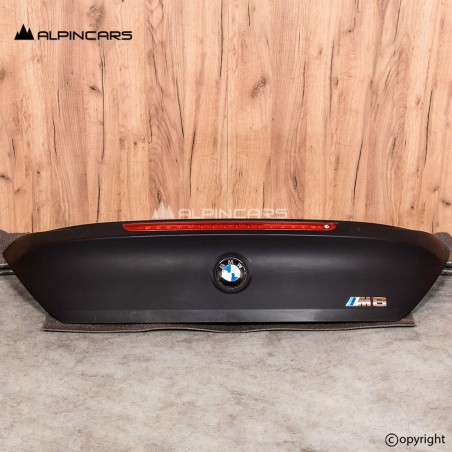 BMW E64 M6 Cabrio Heckklappe trunk lid Tail gate spoile Black Sapphire 475