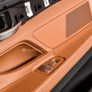 BMW 7 G12 LCI door panel left hinten Leather dakota schwarz cognac