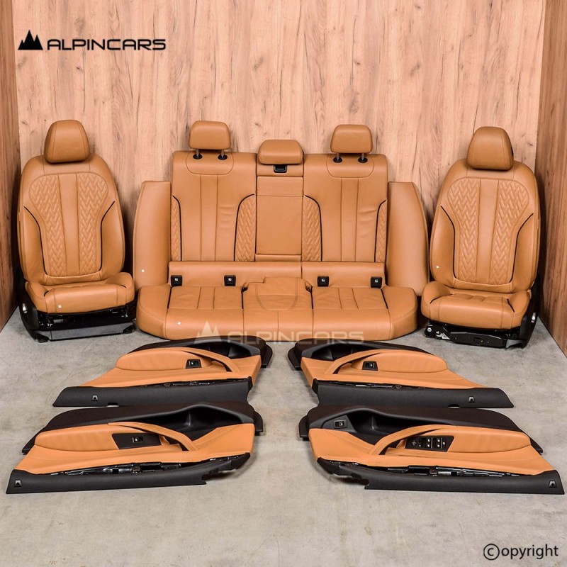 BMW  G31 Touring Individual Innenausstatung Sitze Seats Interior Leather caramel