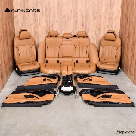 BMW G31 Comfort Seats Interior Leather Carmel Individual CD38439