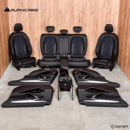 BMW F39 X2 Innenausstatung Leder Sitze Seats Interior set leather schwarz 5U96655