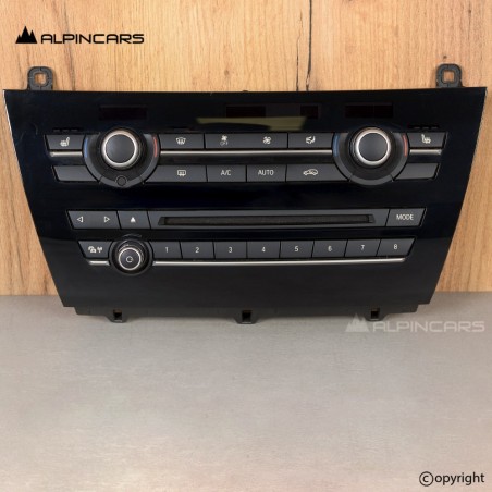 ORIGINAL BMW F15 F16 F85 Manual Air Conditioning Radio Panel 9356389