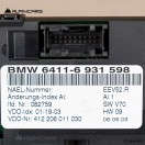 ORIGINAL BMW Z4 E85 Air Conditioning Panel 6931598