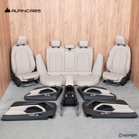 BMW F44 Gran Coupe Seats Interior Leather Sensatec Oyster 7K65709