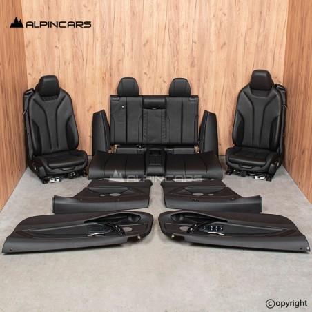 BMW F33 Innenausstatung Leder Sitze Seats Interior set leather Dakota black ED32420