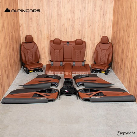 BMW 4 G22 Innenausstatung Leder Sitze Seats Interior set Tartufo CJ86591 24km
