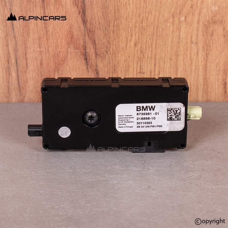 ORIGINAL BMW G11 G12 G30 Antenna Amplifier ZB AV-FM1/FM2 8735981