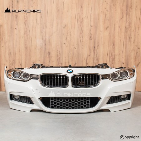 BMW F30 F31 M Paket Frontpaket Stosstange Front M Package Alpinweiss 3 NP58167