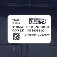 BMW X3 F97 X4 F98M Bedieneinheit Mittelkonsole PDC switch Operating unit 8076646