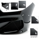 BMW G14 G15 G16 M850 ECE front bumper 475 black sapphire metallic