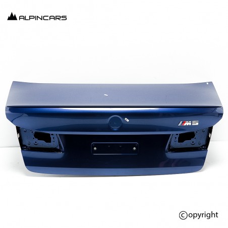 BMW F90 M5 Competition Heckklappe trunk lid Tail gate spoile marina bay blau C1K