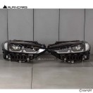 BMW G22 G26 G80 G82 LED Set headlights  Shadowline left + right  USA LHD 9505114 9505113