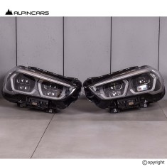 BMW F48 X1 F49 Adaptive LED Set headlights  left + right  LL 5A01177 5A01178