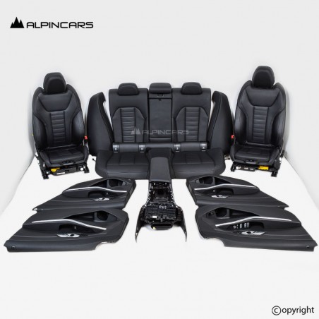 BMW 3 G20 M Sport Seats Interior leather schwarz 25069km FH27597