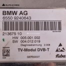 BMW E90 E93 E70 X5 E71 X6 TV Modul DVB-T 9240643