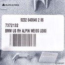 BMW F45 F48 Komplet osłon lusterek Alpinweiss 3