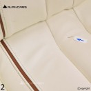 BMW 6 F06 GC tapicerka fotele komforty Opal weiss